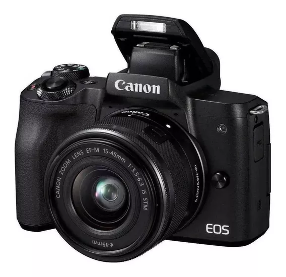 Camara Canon Eos M50 Kit Lente 15-45 24.1 Megapixeles 4k