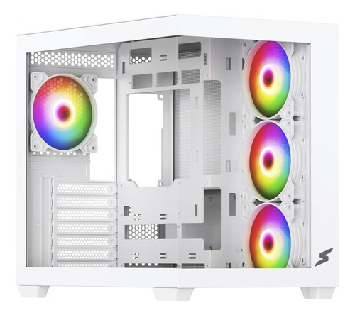 Gabinete Gamer Superframe Fusion, Atx, Branco, Sem Fan