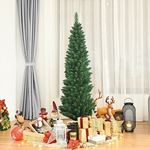 Arbol De Navidad Tipo Lápiz, De Pvc Árbol De 5 Pies