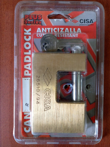 Candado Cisa Anticizalla 94mm Original