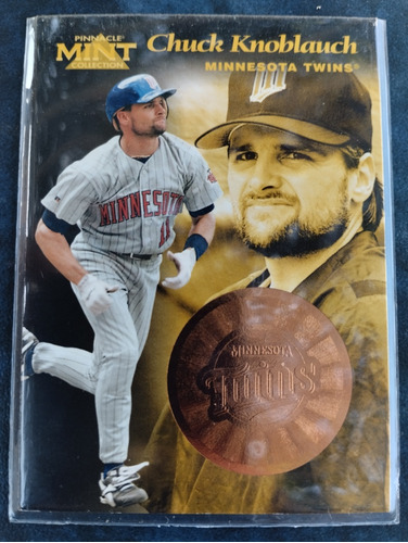 1997  Pinnacle Mint Collection Chuck Knoblauch 19/30