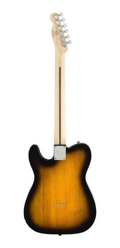 Imagen 2 de 5 de Guitarra eléctrica Squier by Fender Bullet Telecaster de álamo brown sunburst brillante con diapasón de laurel indio