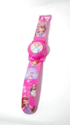 Relógio Infantil Princesinhas Disney Led Barato Musiquinha