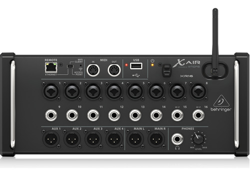 Behringer Mezclador Digital De 16 Canales Y 8 Preamp