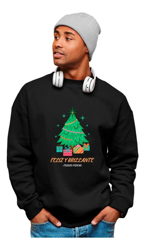 Sudadera Navidad - Unisex - Feliz Y Brillante