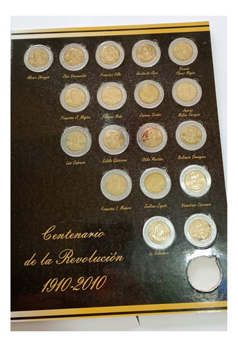 Album Coleccionador Monedas 5 Pesos Con Monedas (Usado)