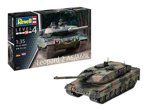 Tanque Leopard 2 A6/a6nl - Escala 1/35 Revell 03281