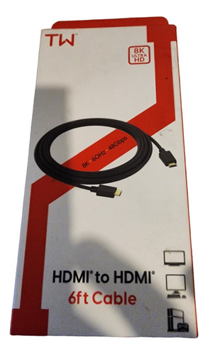 Talk Works Cable Hdmi 8k 48gbps 3d 7680p 1.80m