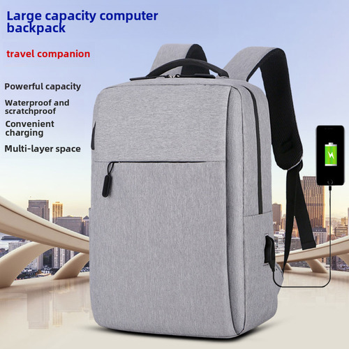 Mochila Para Laptop Sencilla De Gran Capacidad Empresarial