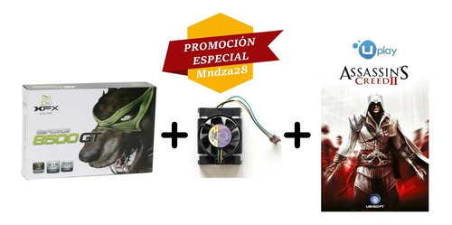 Imagen 1 de 3 de Tarjeta Gráfica Geforce 8500gt Pcie + Juego Pc Original (a)
