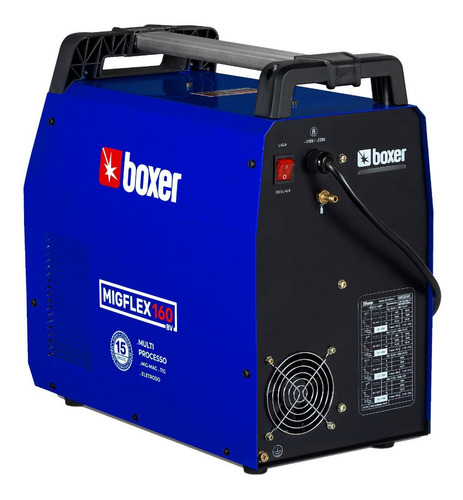 Imagem 6 de 7 de Inversor Solda Mig Flex 160bv Multi Processos Bivolt Boxer - Solda Com E Sem Gas - Eletrodo - Acompanha Tocha Mig 3 Mts
