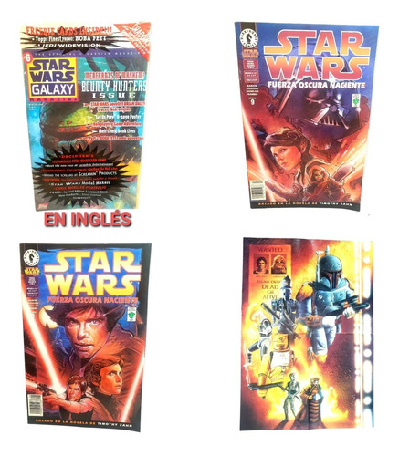 Star Wars Magazine En Inglés +2 Cómics + 1 Poster