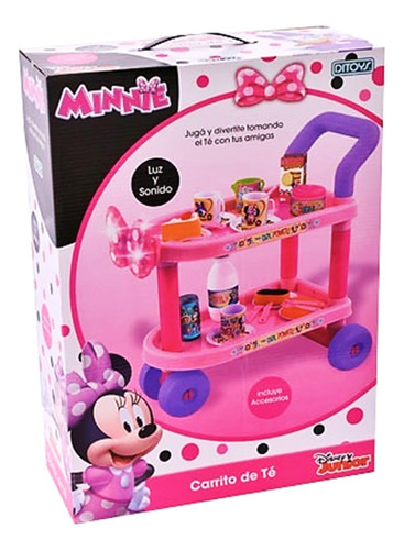 Carro Minnie Mouse Club House Minnie Carrito De Te Ditoys 