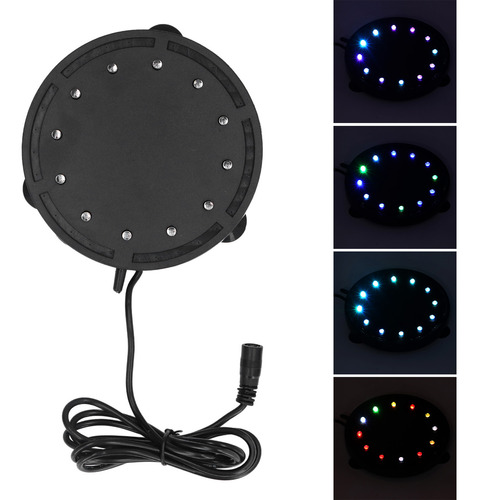 Burbuja Led Para Pecera De Acuario, Colorida, Redonda, Sumer