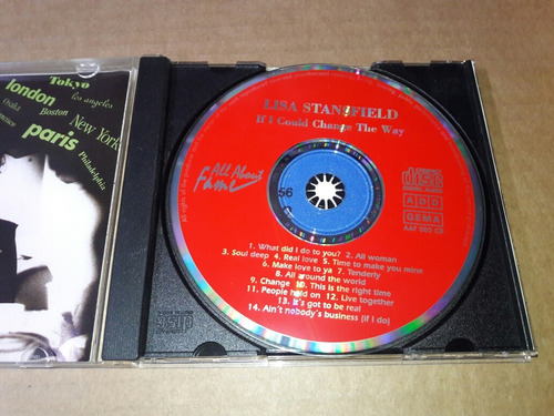 Lisa Stansfield If I Could Change The Way Live In Europe Cd