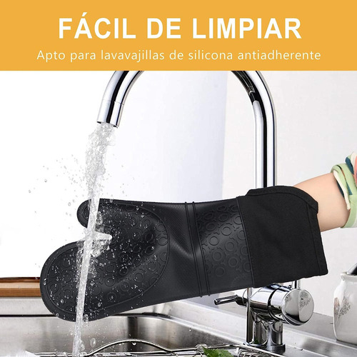 Yy Guantes De Silicon Cocina/horno 6 Piezas Resistente Al