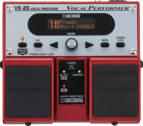 Pedal Boss Ve20 Processador De Voz + Fonte Grátis  - Oferta