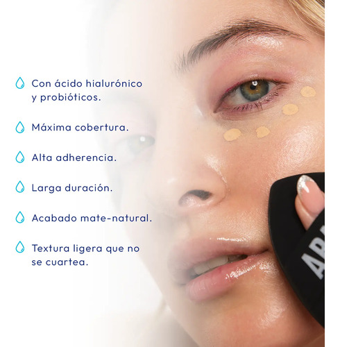 Corrector Facial Hidratante Light On Arantza Cosmetics 08 Deep 1w