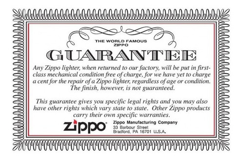 Imagen 9 de 10 de Encendedor Zippo Modelo 29897 Linea 2019 Garantia