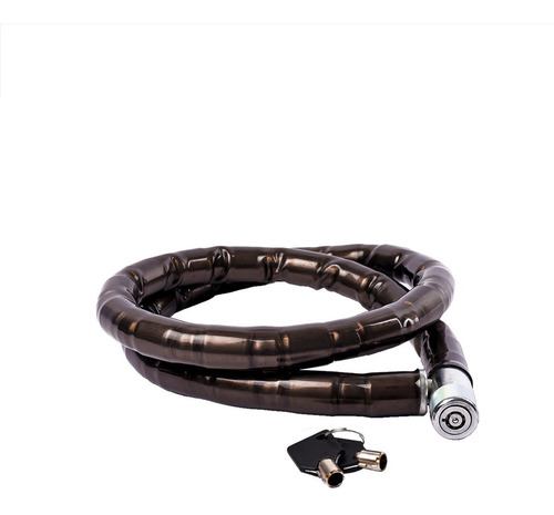Imagen 2 de 7 de Cadena Linga Candado Piton Moto Bicicleta Rueda De Auxilio