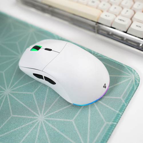 Mouse Gamer, Fantech Helios Xd3 V2, Inalámbrico, Rgb Color Blanco
