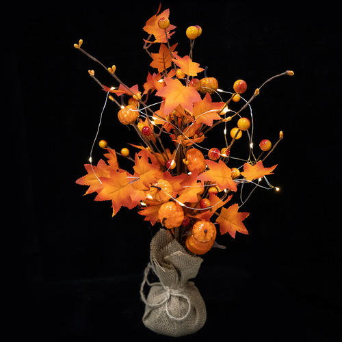Adorno Led Para Árbol Iluminado, Decoración De Otoño Y Acció