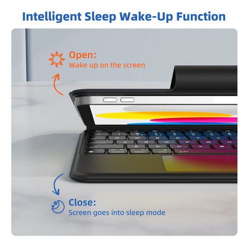Magic Keyboard Smart Teclado Para iPad Air 4/5/6,11 Wireless