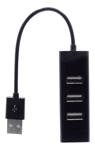 Hub 4 Puertos Usb 2.0 Para Pc Notebook 10 Cm Plug And Play