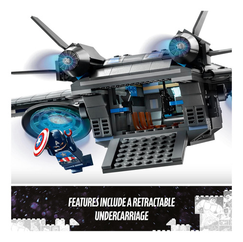 Set De Juguetes Para Construir Naves Espaciales Lego Marvel