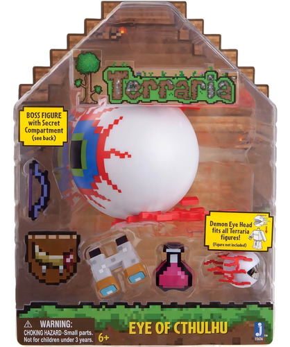 Terraria Ojo De Cthulhu Con Accesorios De Juguete