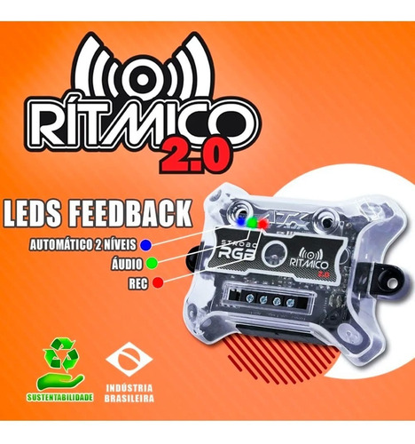 Imagem 5 de 10 de Strobo Ajk Rítmico Rgb Controle Ir 3° Geração 4 Faróis Led