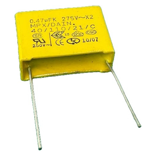 2x Capacitor Poliester 470nf/275v = 470k/275v X2 Supressor