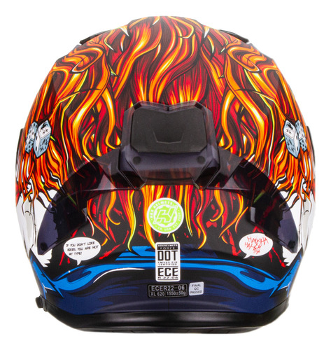 Hax Helmets. Casco Integral Dot Ece 06. Modelo Force Gambler