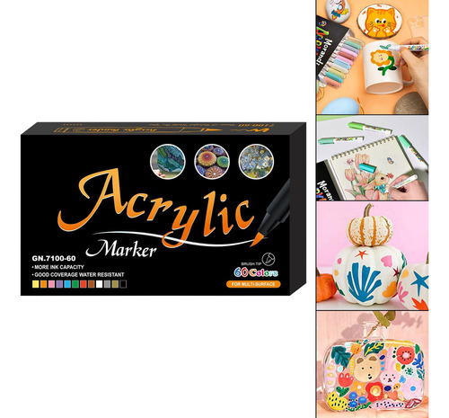 Lrxp Sroje Juego De Marcadores De Pintura Acrílica