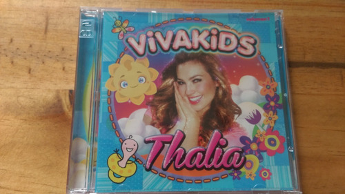 Thalía - Viva Kids Vol.1 Cd / Dvd Importado Con Cancionero