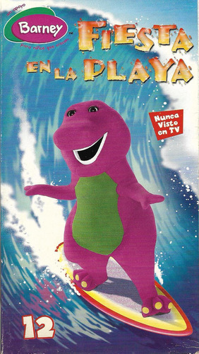 Barney Fiesta En La Playa Vhs Original