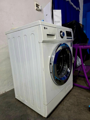 Lavarropas Automático Lg Inverter 8.5kg Liquido Como Nuevo! Blanco (Usado)