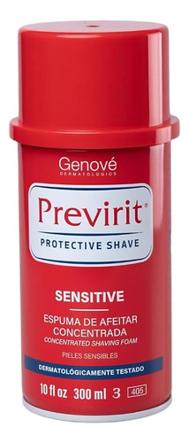 Genové Sensitive 50ml Espuma Para Afeitar Para Piel Sensible