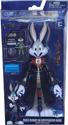 Muñeco Warner Bros Mashup Figura Bugs Bunny Como Harry Potte