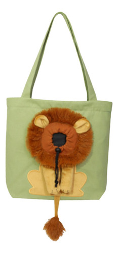 Cat Carriers Travel Transport Bag Tote Pet Verde Pequeño