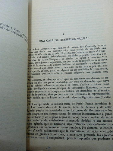 Papá Goriot - Honorato De Balzac - Literatura Francesa (Usado)