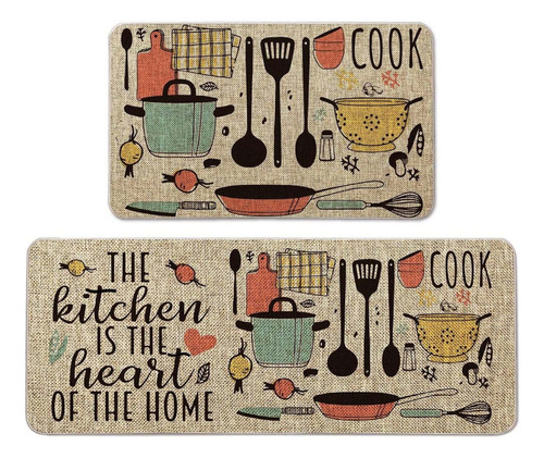 The Kitchen Is The Heart Of The Home  Juego De 2 Alfo