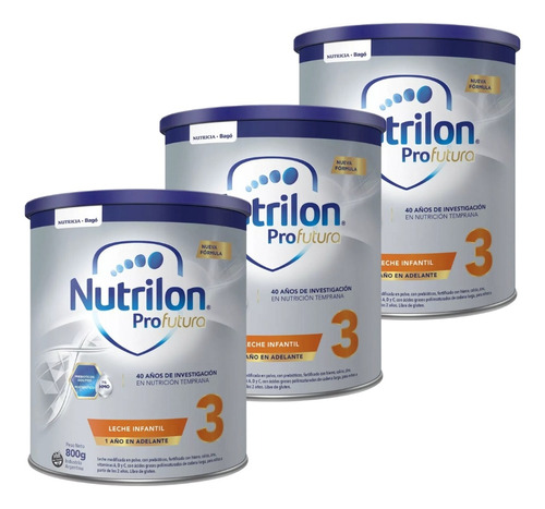 3un Nutrilon 3 Profutura X800 Grs Polvo Lata