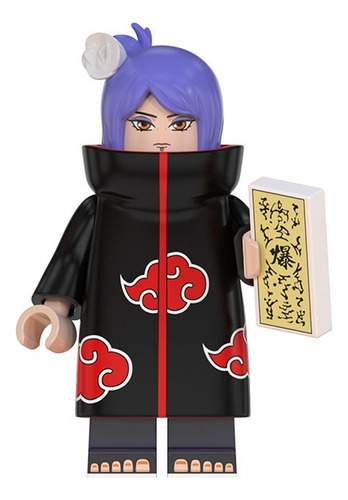 Konan Personagem Naruto Shippuden Linha Top Blocos Boneco