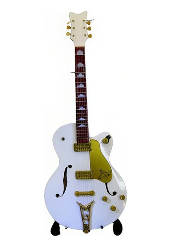 Mini Guitarra Modelo White Falcon Estilo De John Frusciante