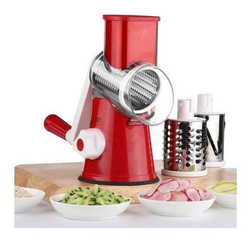 Imagem 6 de 10 de Cortador Nicer Dicer Plus E Fatiador Ralador Manivela Legume