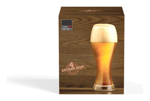 Set 4 Vasos Cerveceros Artisan Giant 680ml