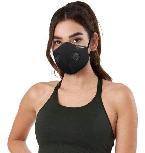 Imagen 1 de 7 de Barbijo Para Deporte Tapaboca Neoprene Filtro Stoper Premium