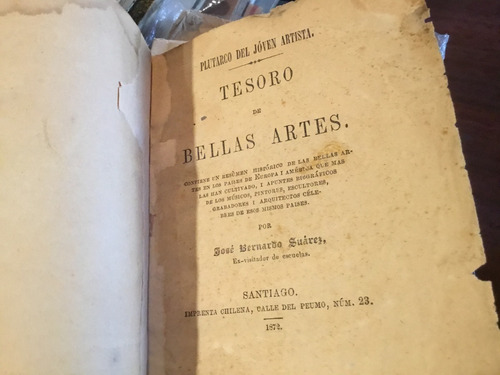 José Bernardo Suárez Tesoro Bellas Artes Europa América 1872