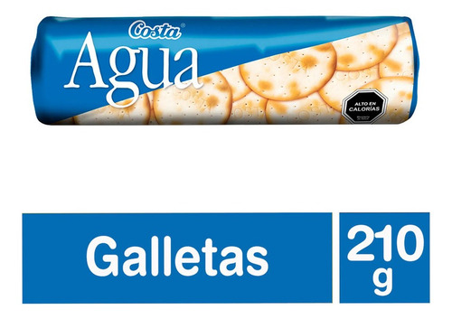 Galleta Agua Costa 210 Gr(6unidad)-super